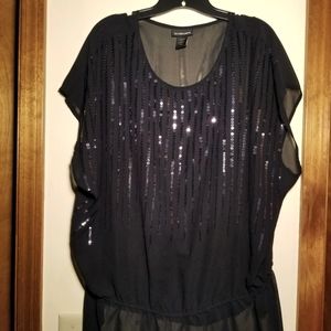 Lane Bryant sequence blouse